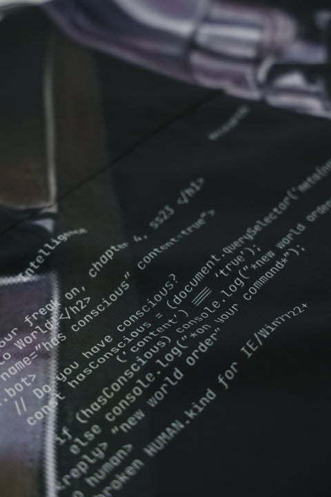 VIRTUAL-COMPANION CAMP COLLAR SHIRT (AI GF)