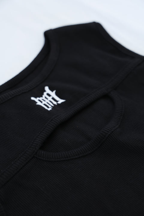 FREAKBAE Y2K CROP TOP (NOIR)