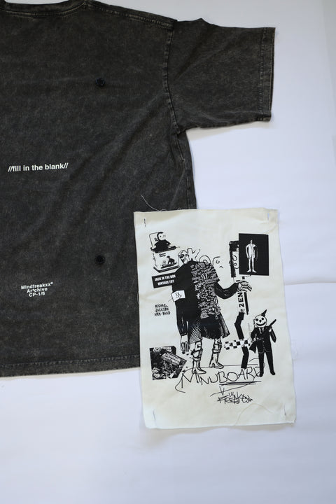 MINDBOARD ARTCHIVE, OVERSIZED PATCH TEE