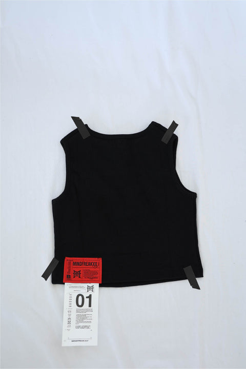 FREAKBAE Y2K CROP TOP (NOIR)