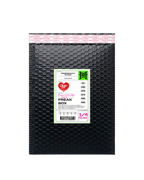 MINDFREAKXX 1st ANNIVERSARY SPECIAL EDITION FREAKBOX, OVERSIZED TEE