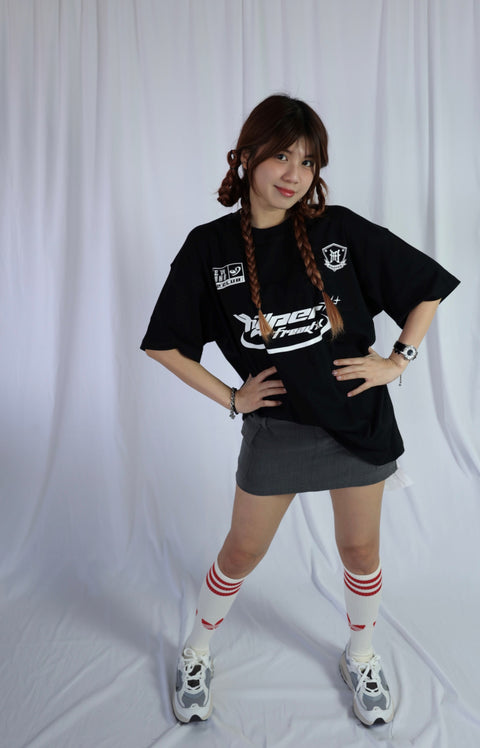 HYPER-FREAKXX ATHLETIC JERSEY, OVERSIZED TEE (NIGHTMARE)