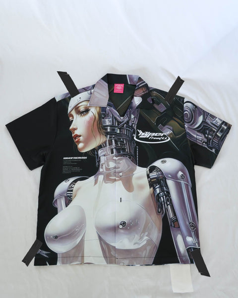 CYBORG VIRTUAL-COMPANION CAMP COLLAR SHIRT (RESTOCKED)