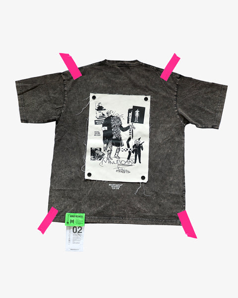 MINDBOARD ARTCHIVE, OVERSIZED PATCH TEE