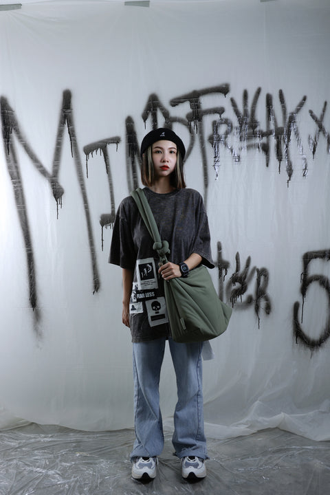 MINDBOARD ARTCHIVE, OVERSIZED PATCH TEE