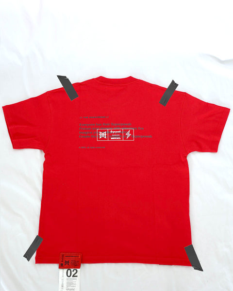 SUPERPOWAH TEE (BLACK/RED)