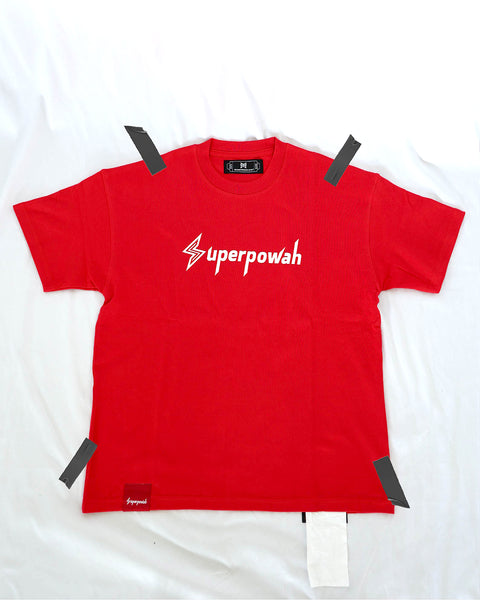 SUPERPOWAH TEE (BLACK/RED)