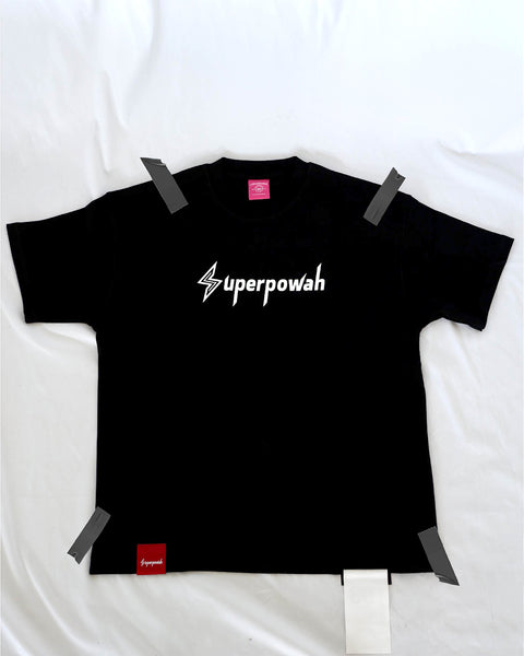 SUPERPOWAH TEE (BLACK/RED)