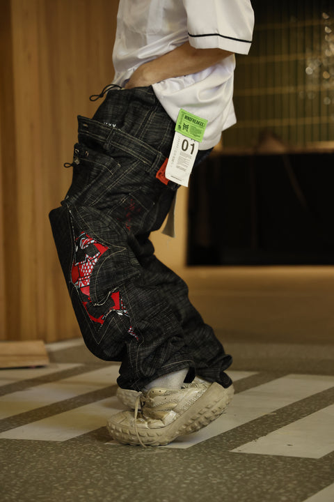 (全球限量28件)OMQ SHADOW FREAKSTAR CARPENTER DENIM