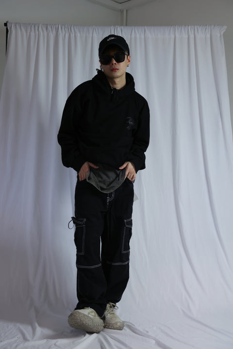 MINDFREAKXX TRIUMPH CREST, OVERSIZED HOODIE (NIGHTMARE)