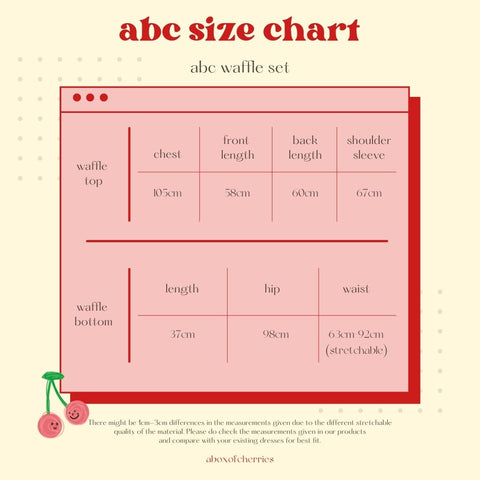 ABC University Waffle Set, Honey