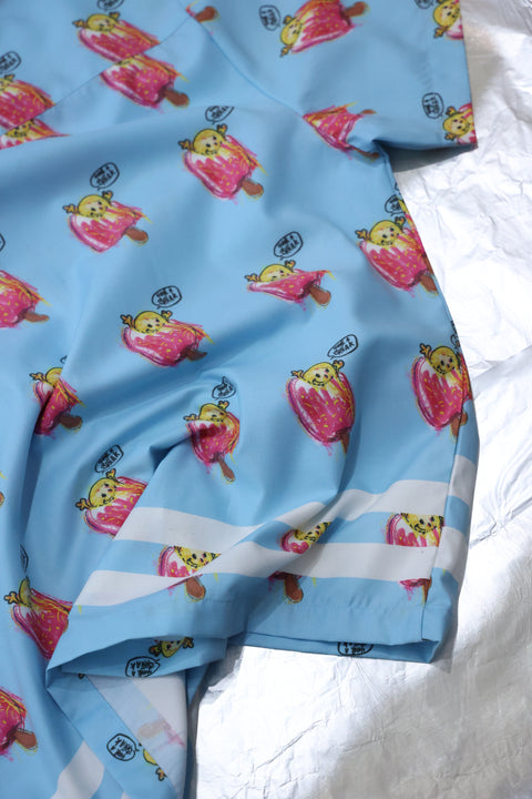 ICECREAM FREAKXX CUBAN COLLAR SHIRT