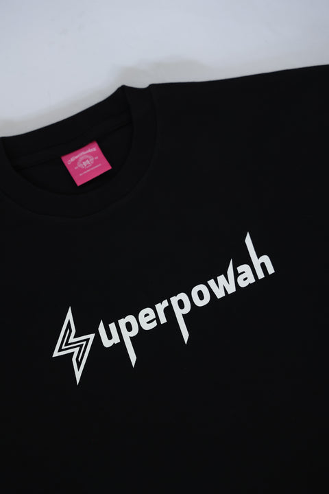 SUPERPOWAH TEE (BLACK/RED)