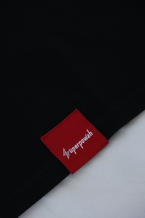 SUPERPOWAH TEE (BLACK/RED)