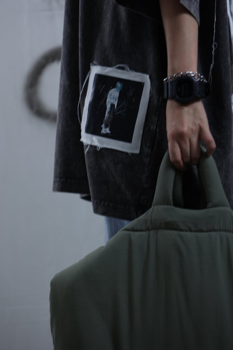 MINDBOARD ARTCHIVE, OVERSIZED PATCH TEE