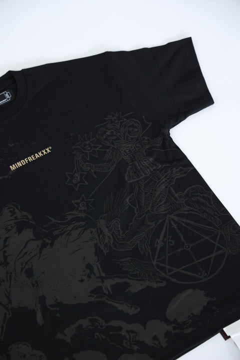 OUROBOROS MYTH OVERSIZED TEE (CHARCOAL BLACK)