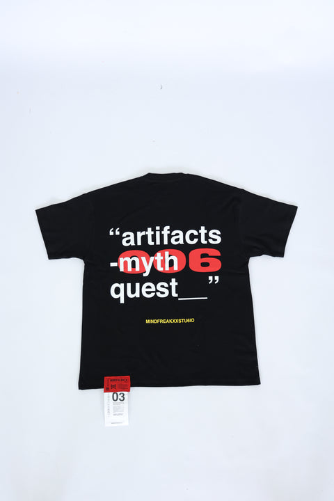 OUROBOROS MYTH OVERSIZED TEE (CHARCOAL BLACK)
