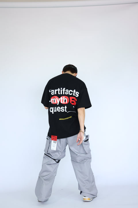 OUROBOROS MYTH OVERSIZED TEE (CHARCOAL BLACK)