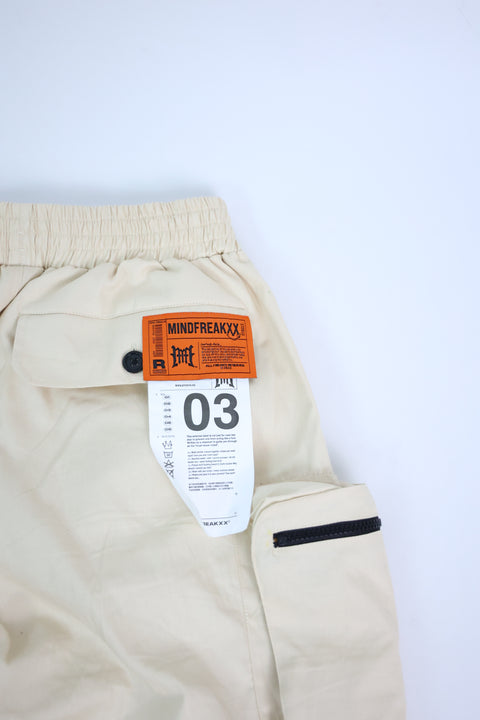 XPLORER PARACHUTE CARGO PANTS - X1 (OFFWHITE)