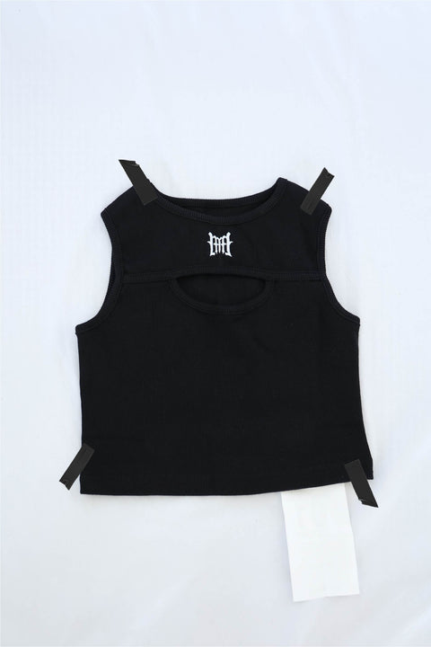FREAKBAE Y2K CROP TOP (NOIR)