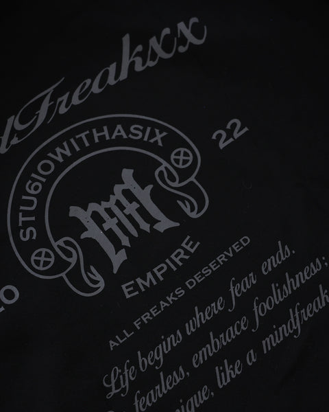 MINDFREAKXX TRIUMPH CREST, OVERSIZED HOODIE (NIGHTMARE)