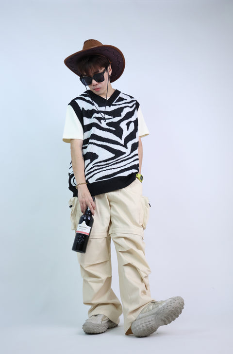 XPLORER PARACHUTE CARGO PANTS - X1 (OFFWHITE)