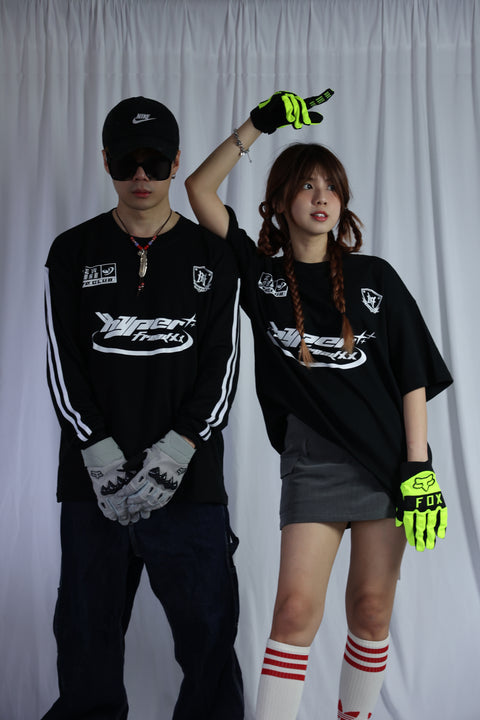 HYPER-FREAKXX ATHLETIC JERSEY, OVERSIZED TEE (NIGHTMARE)