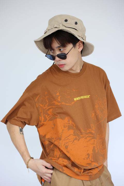 OUROBOROS MYTH OVERSIZED TEE (BROWN)