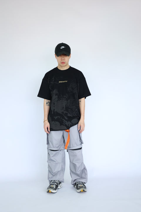 OUROBOROS MYTH OVERSIZED TEE (CHARCOAL BLACK)