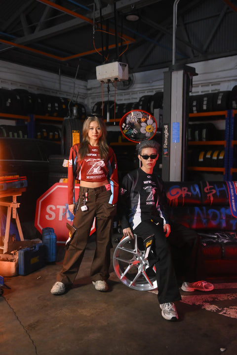 FREAKSTAR CLUB MOTORSPORT JERSEY (BURGUNDY)