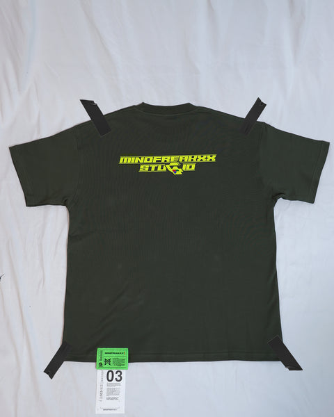 NEW WORLD ORDER, OVERSIZED TEE (ALIEN GREEN)