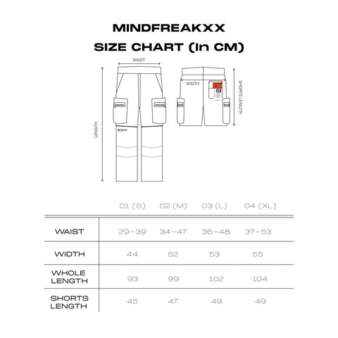 XPLORER PARACHUTE CARGO PANTS - X1 (MIDNIGHT)