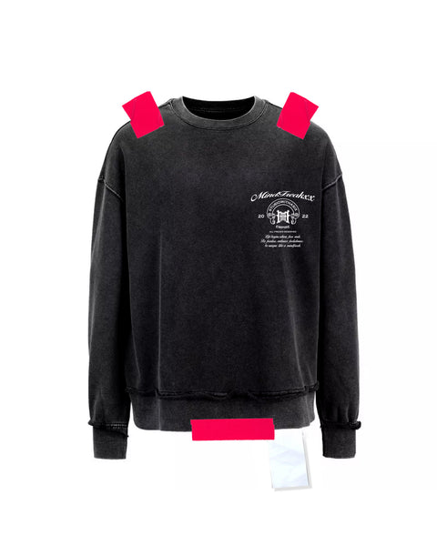 TRIUMPH CREST, STONEWASHED PULLOVER