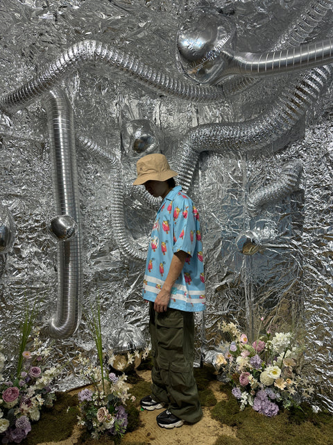 ICECREAM FREAKXX CUBAN COLLAR SHIRT