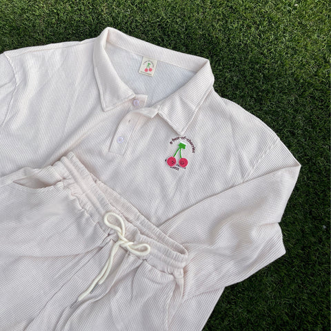 ABC University Waffle Set, Honey