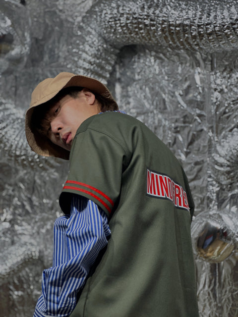 MINDFREAKXX BASEBALL JERSEY (FACHAI GREEN)